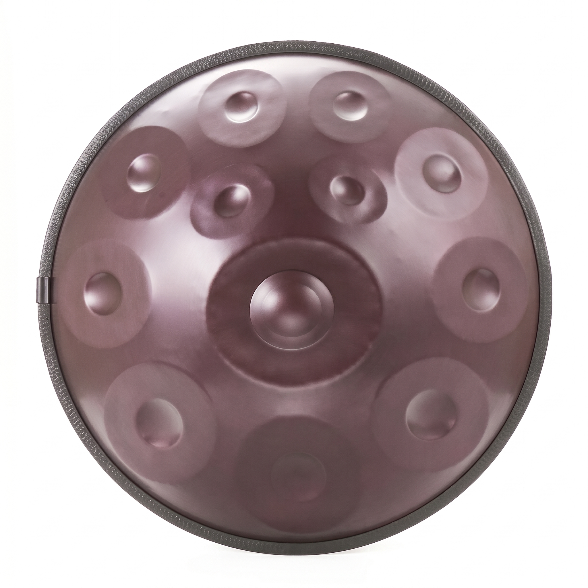 HarmoniqSound 432Hz handpan in carbon steel, designed for deep meditation and professional sound healing.