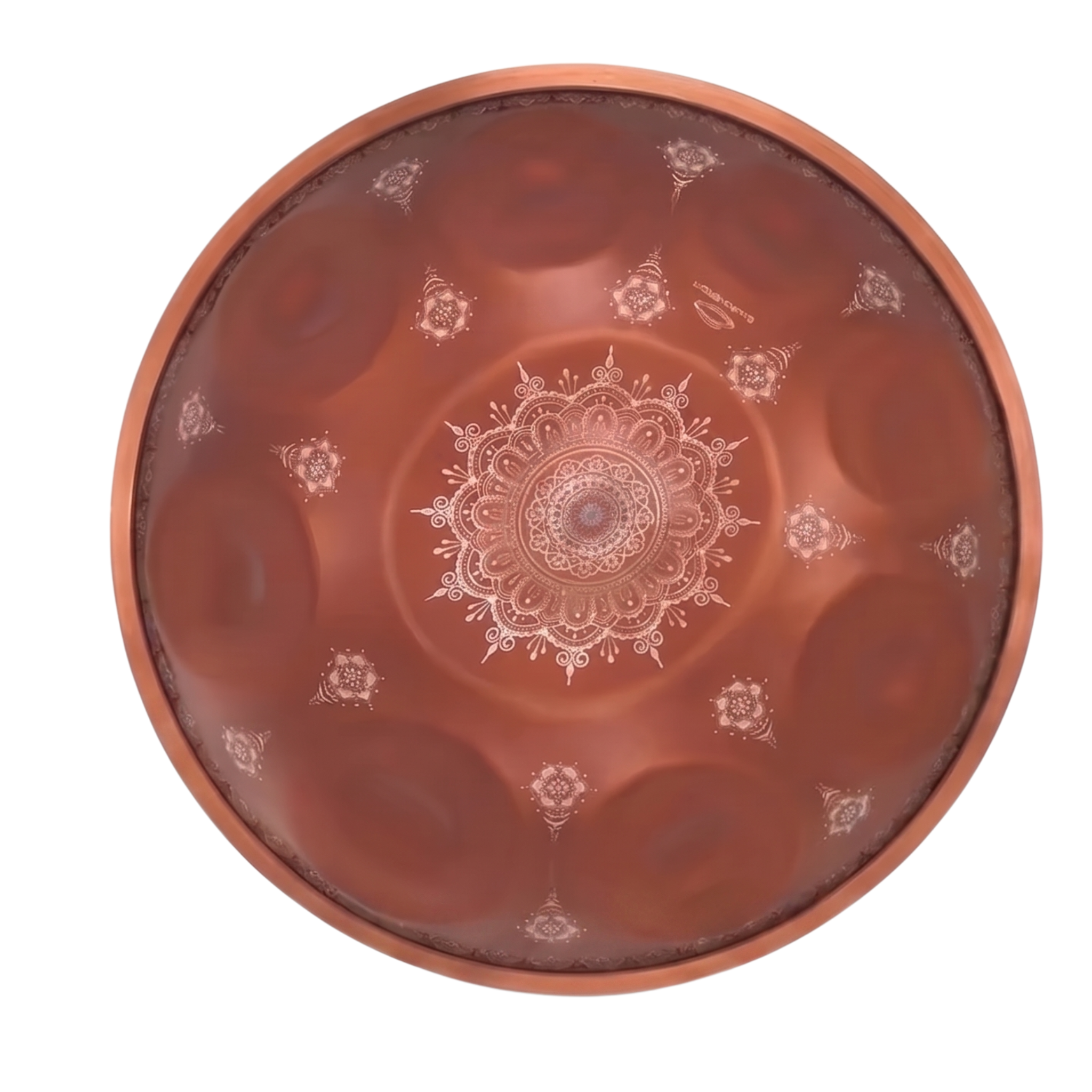 HarmoniqSound portable G Minor handpan with 9 notes, ideal for travel and creative meditation practice.