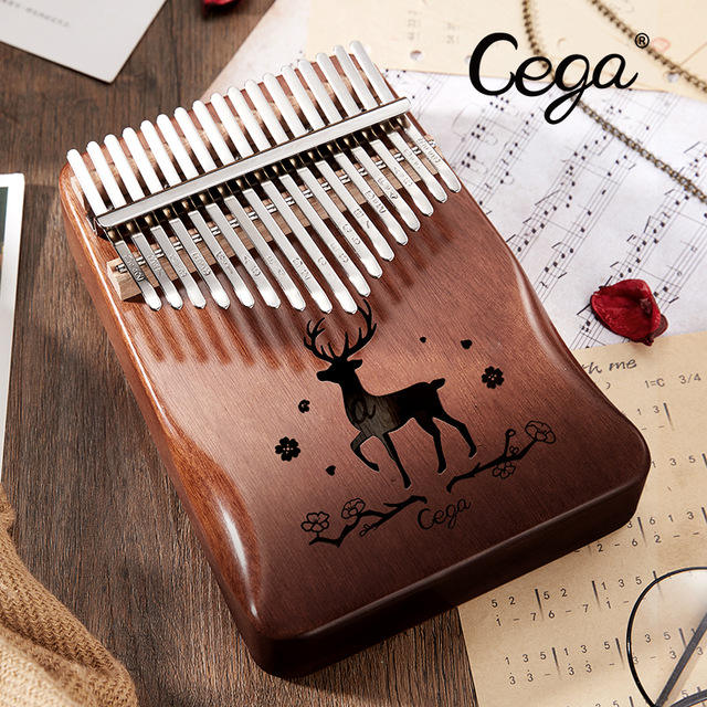 Radiant Glow Kalimba – 17-Tasten-Daumenklavier aus Buchenholz