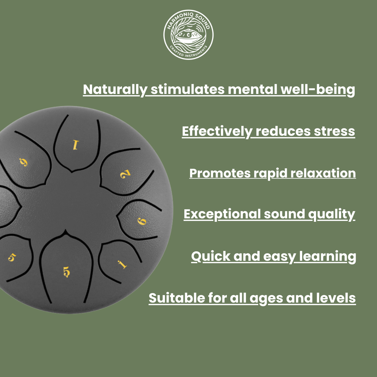 Ocean Serenity stalen tongtrommel